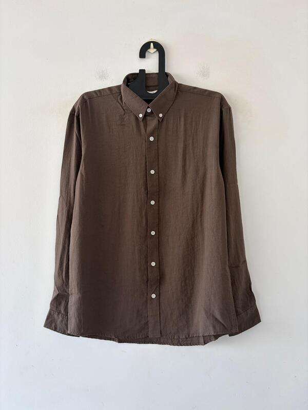 Dull brown plain shirt