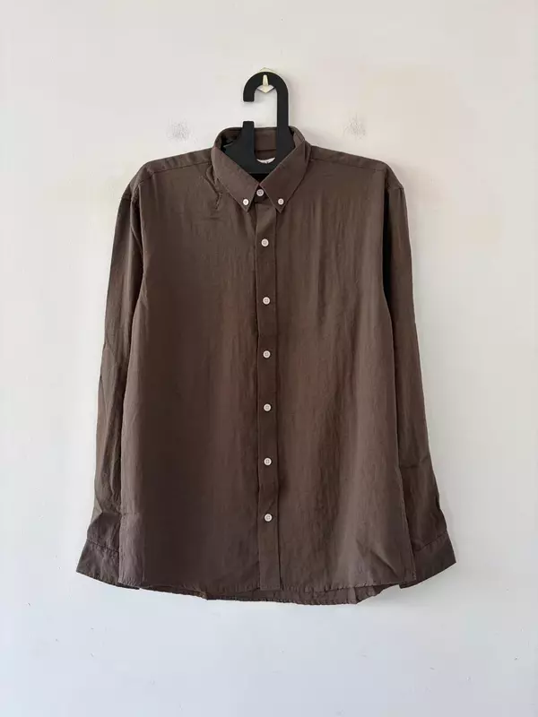 Dull brown plain shirt