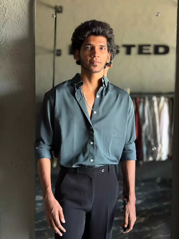 Emerald green Imp-plain shirt