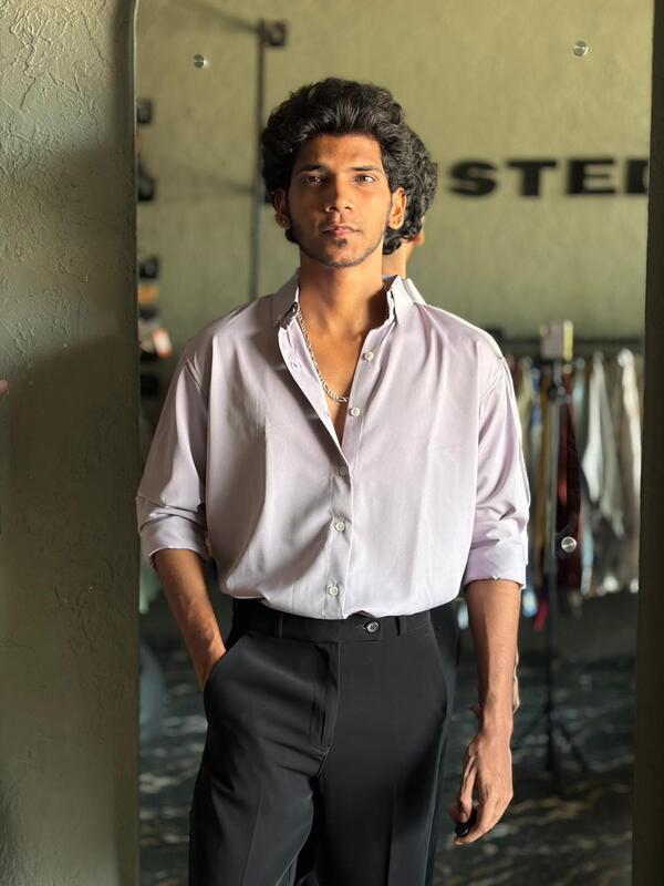 Lavender luxe Imp-plain shirt