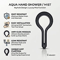 STAR (BLACK) Hand Shower Set
