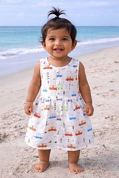 Muslin Frocks Fire Truck