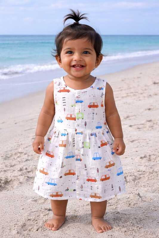 Muslin Frocks Fire Truck