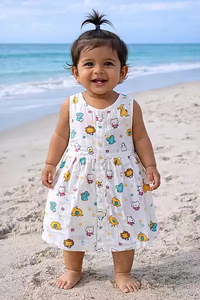 Muslin Frocks toy print