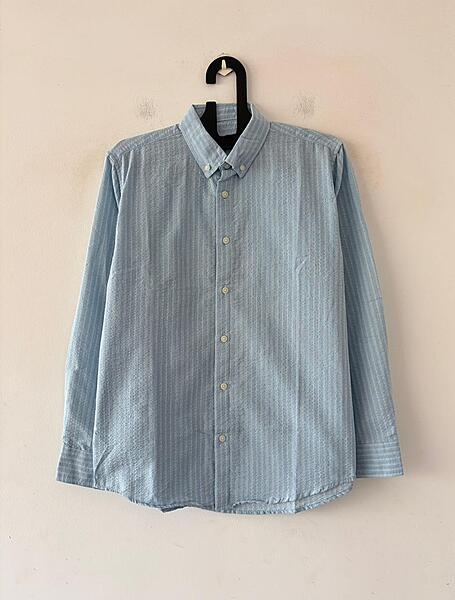 Skyline textured stripes shirt
