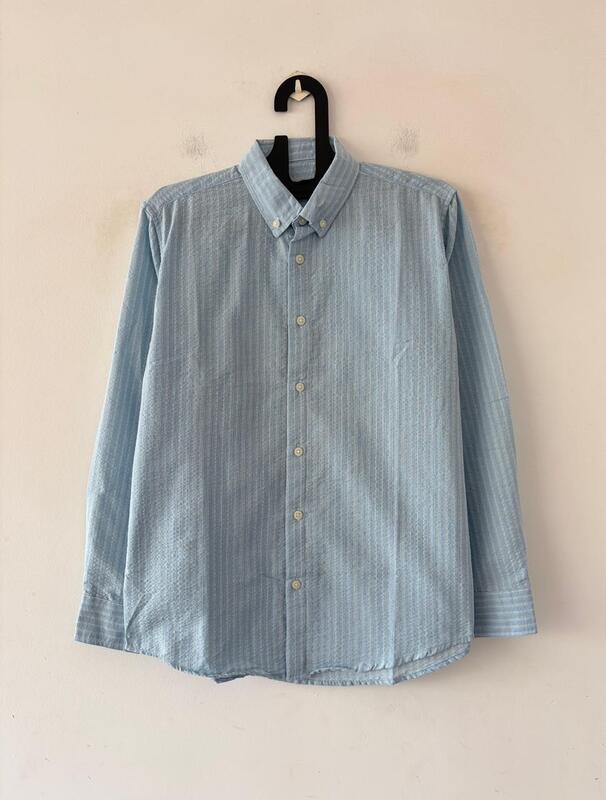 Skyline textured stripes shirt