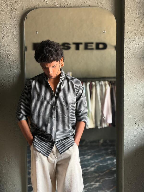 Triline textured stripes shirt