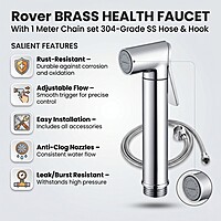 Rover Health Faucet (Brass) – 1 Meter Chain Set