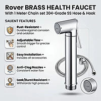 Rover Health Faucet (Brass) – 1 Meter Chain Set
