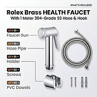 Rolex Health Faucet (Brass) – 1 Meter Chain Set