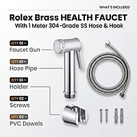 Rolex Health Faucet (Brass) – 1 Meter Chain Set