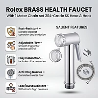 Rolex Health Faucet (Brass) – 1 Meter Chain Set