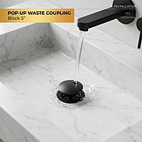 Pop-Up Coupling Black