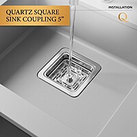 QUARTZ SINK COUPLING 5 Inch