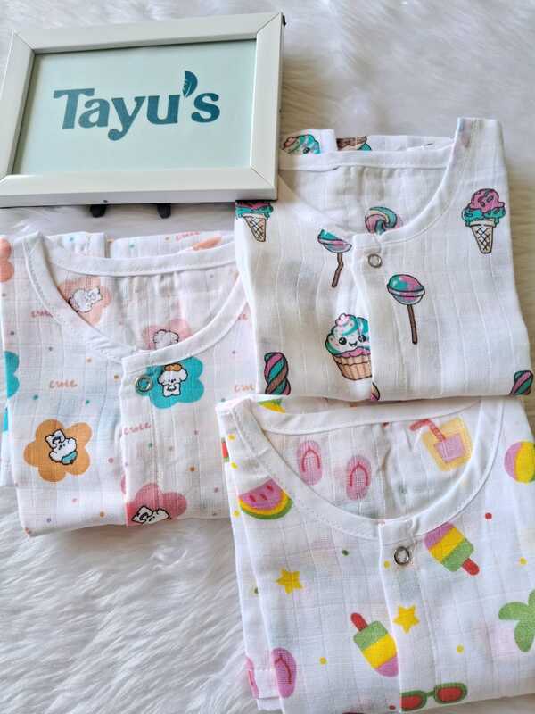 Muslin Frocks pack of 3 combo (6-18 Months )