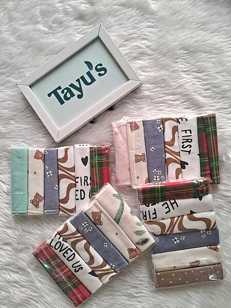 Cotton baby face towels-Pack of 6(7*8 Inch)