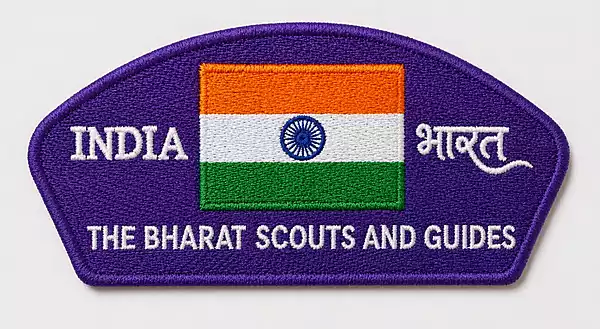 Right Shoulder Badge  Bharat / India