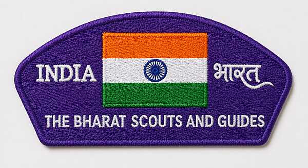 Right Shoulder Badge  Bharat / India