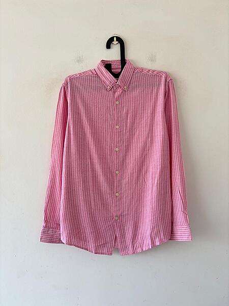 Candy pink stripes shirt