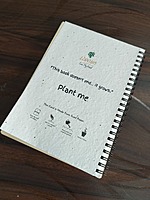 Plantable eco planner for journaling and daily scheduling