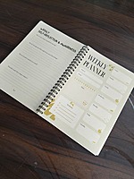 Sustainable spiral planner made from plantable paper