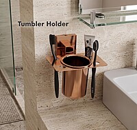 Tumbler Holder Rose Gold PVD Coated