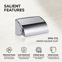 Paper Holder Flap Chrome