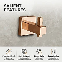 Robe Hook Rose Gold PVD Coated