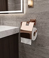 Toilet Paper Holder Rose Gold
