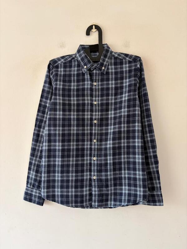 Deep blue & frost flannels