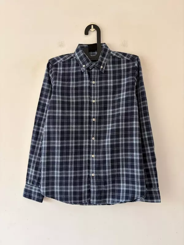 Deep blue & frost flannels