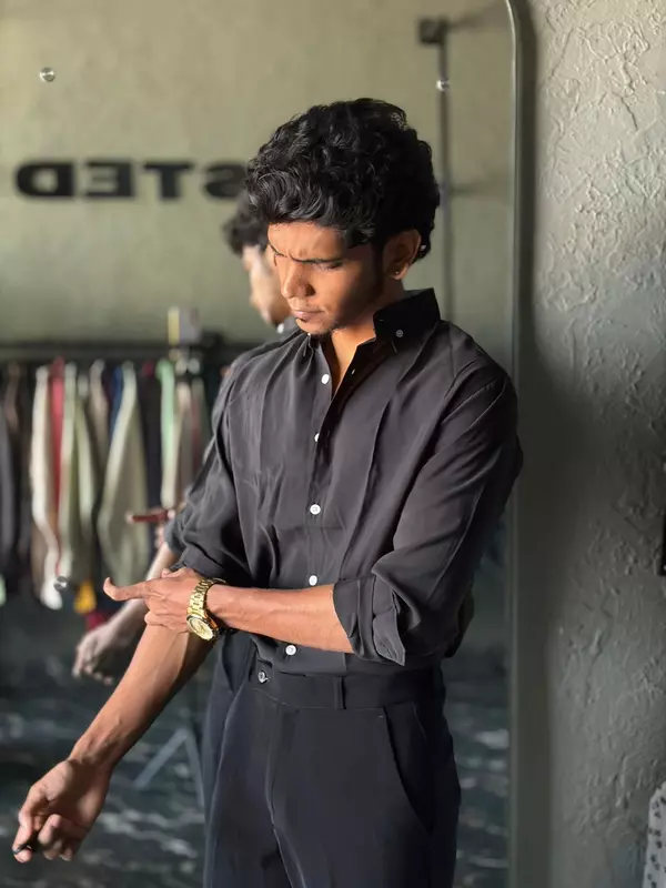 Onyx black Imp-plain shirt