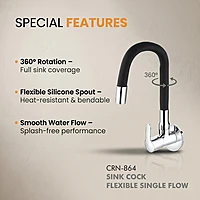 Sink Cock Flexible Flow