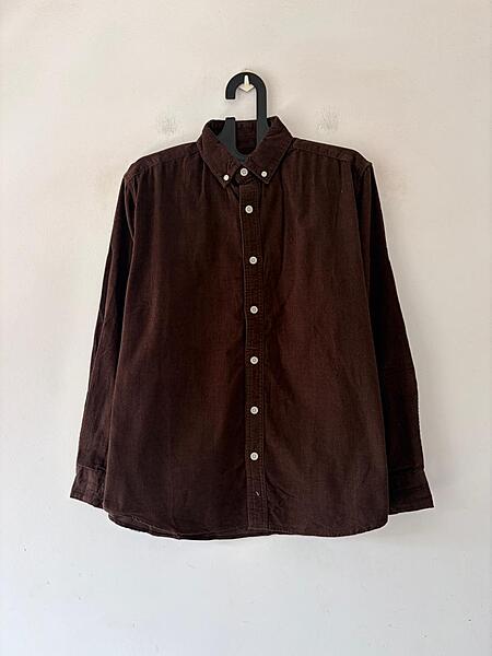 Chocolate corduroy shirt