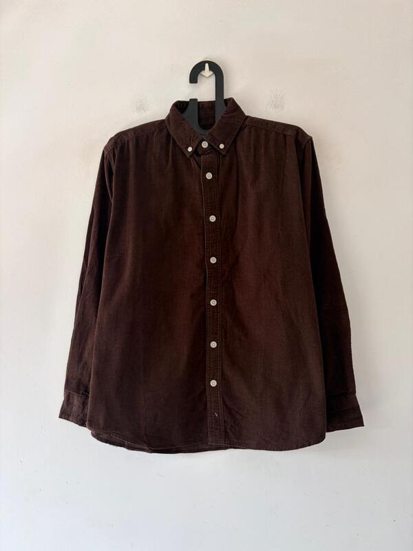Chocolate corduroy shirt
