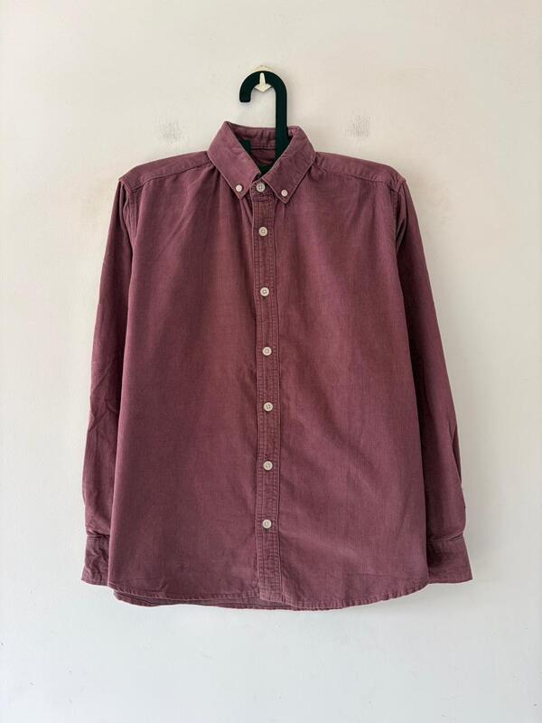 Dusty plum corduroy shirt