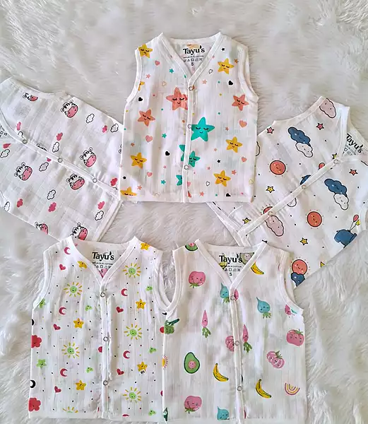 Muslin Jablas Pack of 5 (0-3 Months )