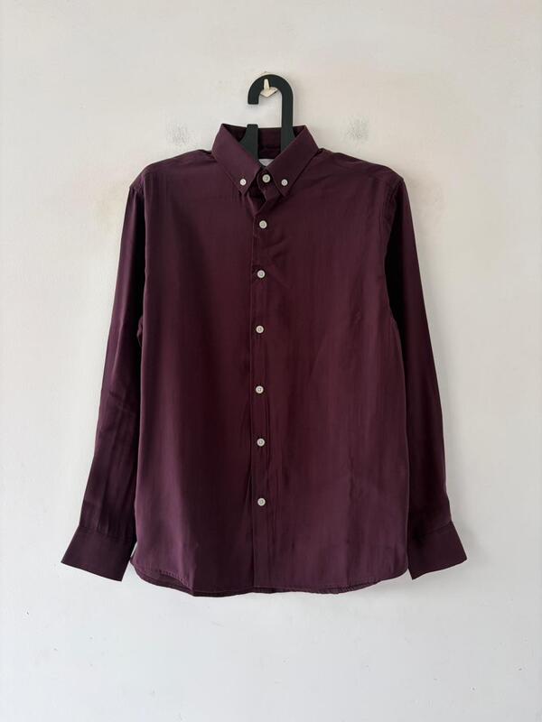 Wine burgundy Imp-plain shirt
