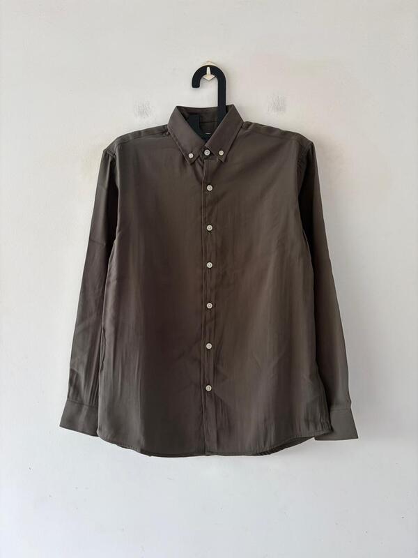 Earth olive Imp-plain shirt
