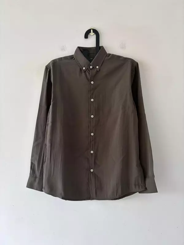 Earth olive Imp-plain shirt