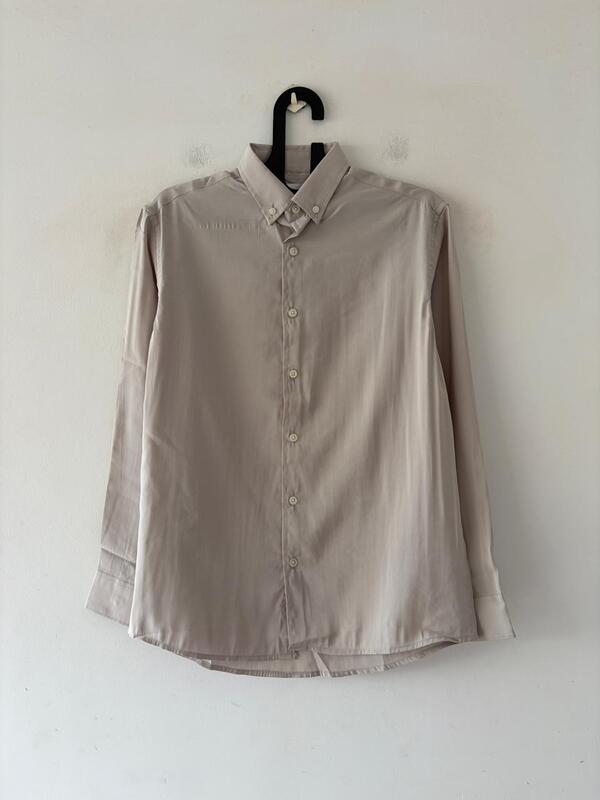 Cream beige Imp-plain shirt