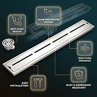 Slot Shower Drain Channel