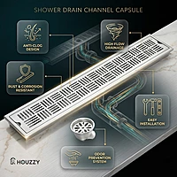 Capsule Shower Drain Channel