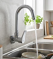 Aqua Wall Mounted Sink Cock