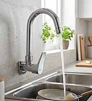 Aqua Wall Mounted Sink Cock
