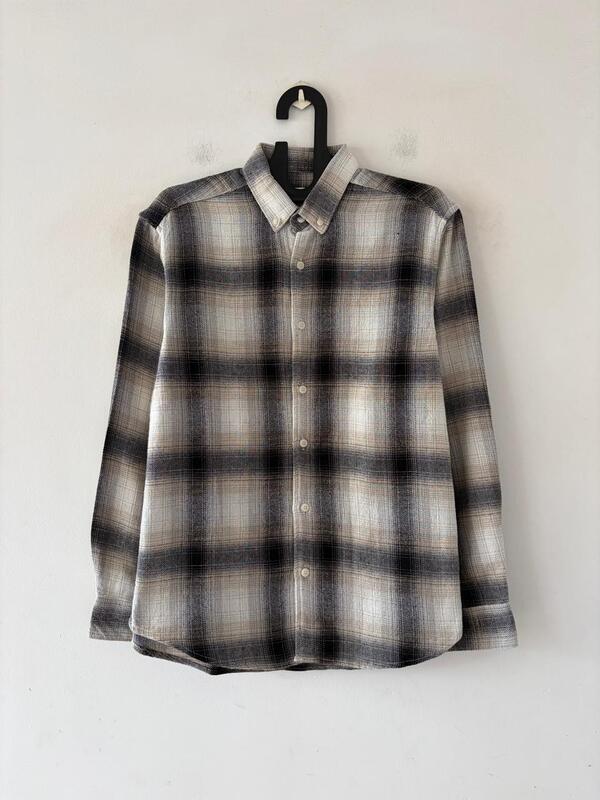Ash grey & ivory flannels