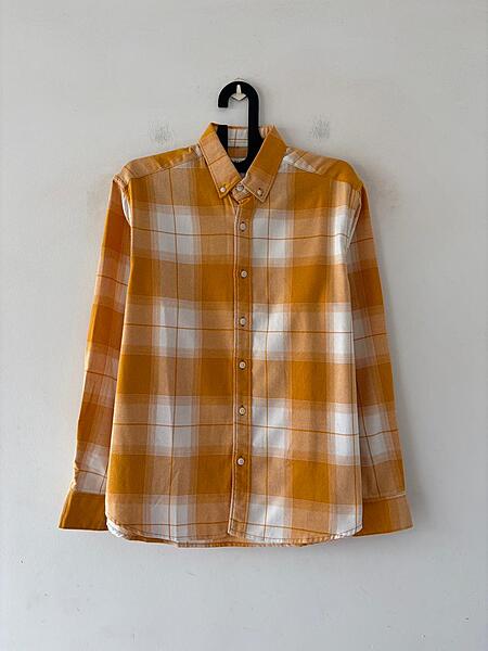 Mango yellow & dune flannels