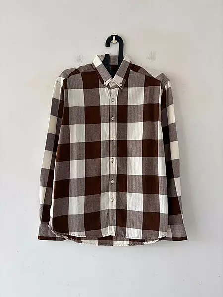 Choco brown & frost block flannels