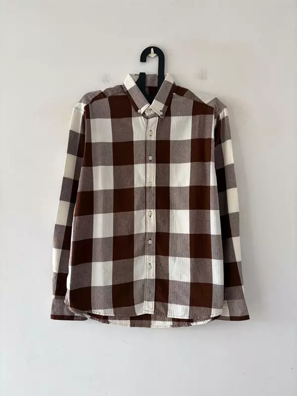 Choco brown & frost block flannels