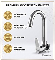 Aqua Wall Mounted Sink Cock